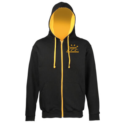 Deben Zipped Hoodie Adult Thumbnail